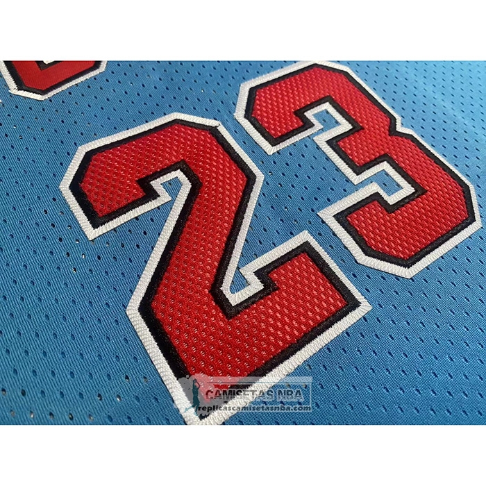 Camiseta Chicago Bulls Michael Jordan NO 23 Mitchell & Ness 1997-98 Azul